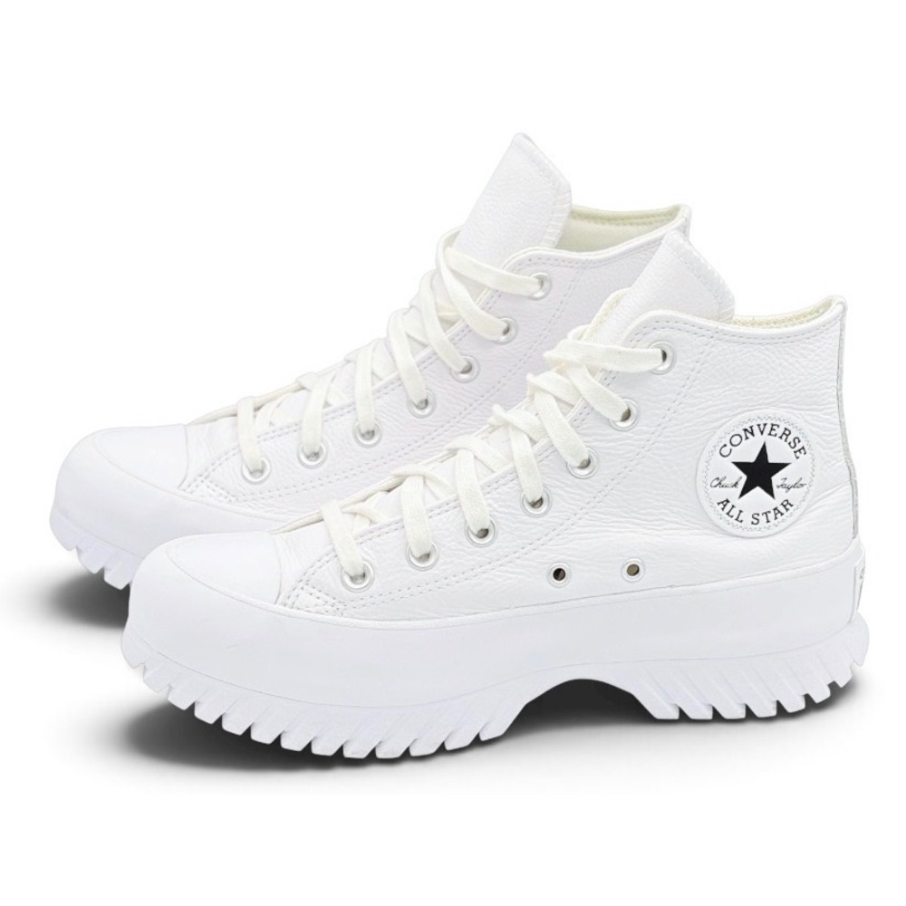 Converse Chuck Taylor All Star Lugged 2.0 A03705C Womens 7.5 White Leather Shoes